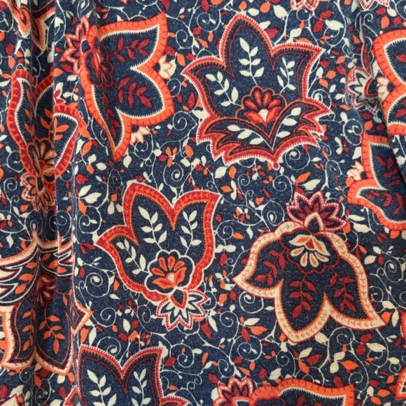 5 for $8- Autumn Floral Blouse - Picture 3 of 4